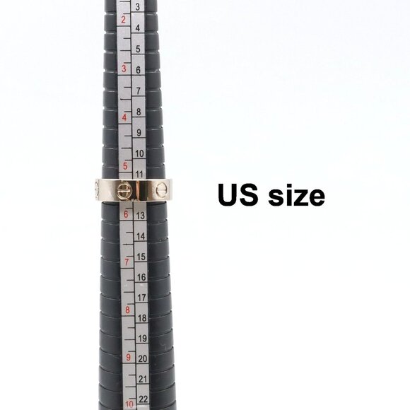 CARTIER 18k Silver Love Ring - Picture 5 of 6